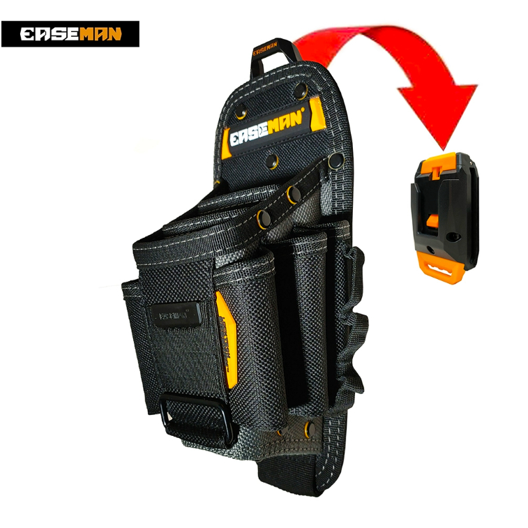 EASEMAN EM-007工具包快掛拆扣腰包手鉗收納電木工多功能維修袋加厚耐磨