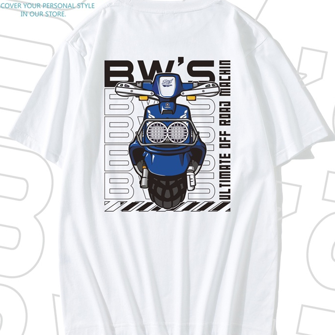 （現貨）山葉鴨子bws100紀念週邊趣味卡通夏季短袖圓領休閒印花T恤