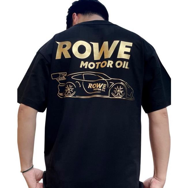 （現貨）賽車文化服飾ROWE短袖OIL機油賽車周邊小眾印花T恤