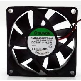 4.3w SUNON 7CM 24V 5.0w PMD2407PTB1-A 7020 3線變頻器散熱風扇pxc