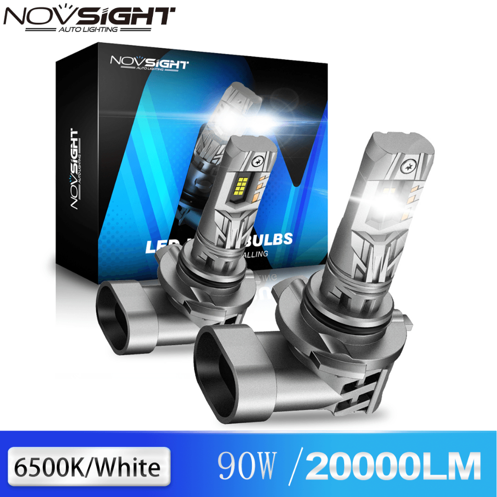 Novsight N63 H11 LED 汽車大燈 6500k 插件 20000lm 90w LED 霧燈 2pcs