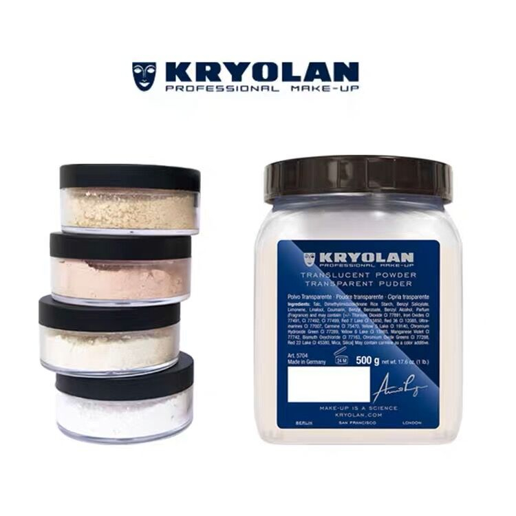 KRYOLAN歌劇魅影散粉小樣 輕柔蜜粉分裝試色mini迷你體驗試用旅行裝便攜 定妝控油啞光持久