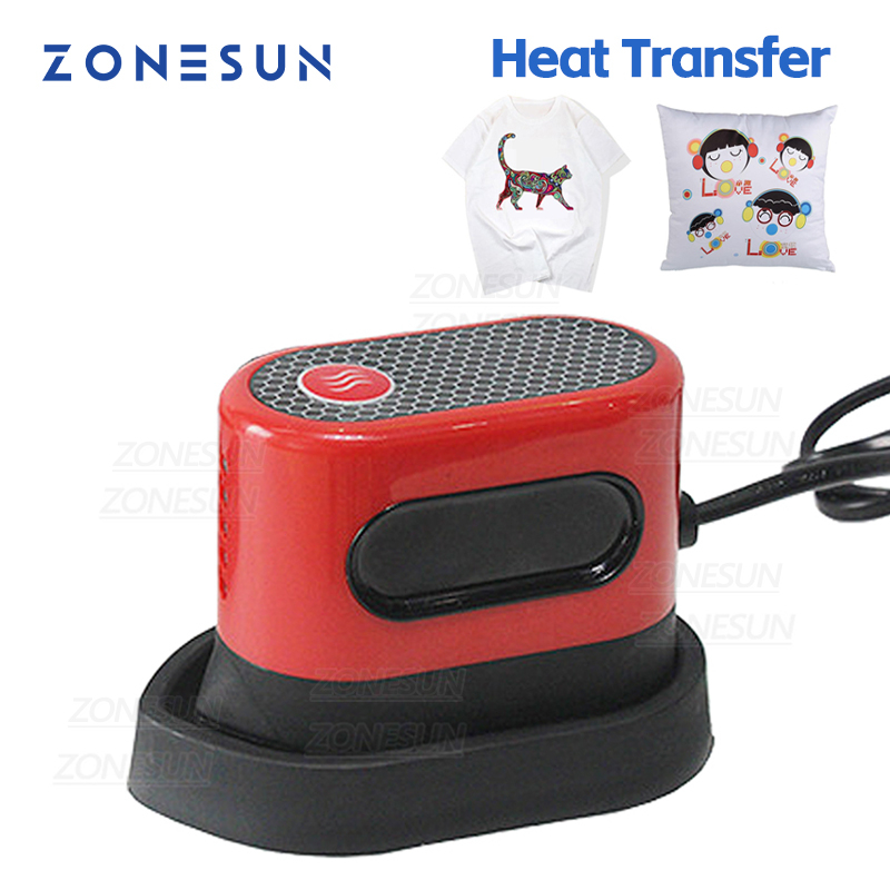 Zonesun ZS-HP2102小型手持衣服鞋子熱壓機熱轉印打印機昇華工具