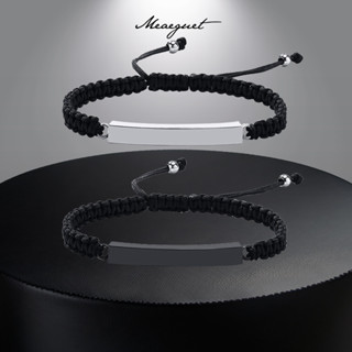Meaeguet 定製編織骨灰盒手鍊男士女士不銹鋼立方體火化小盒紀念骨灰架