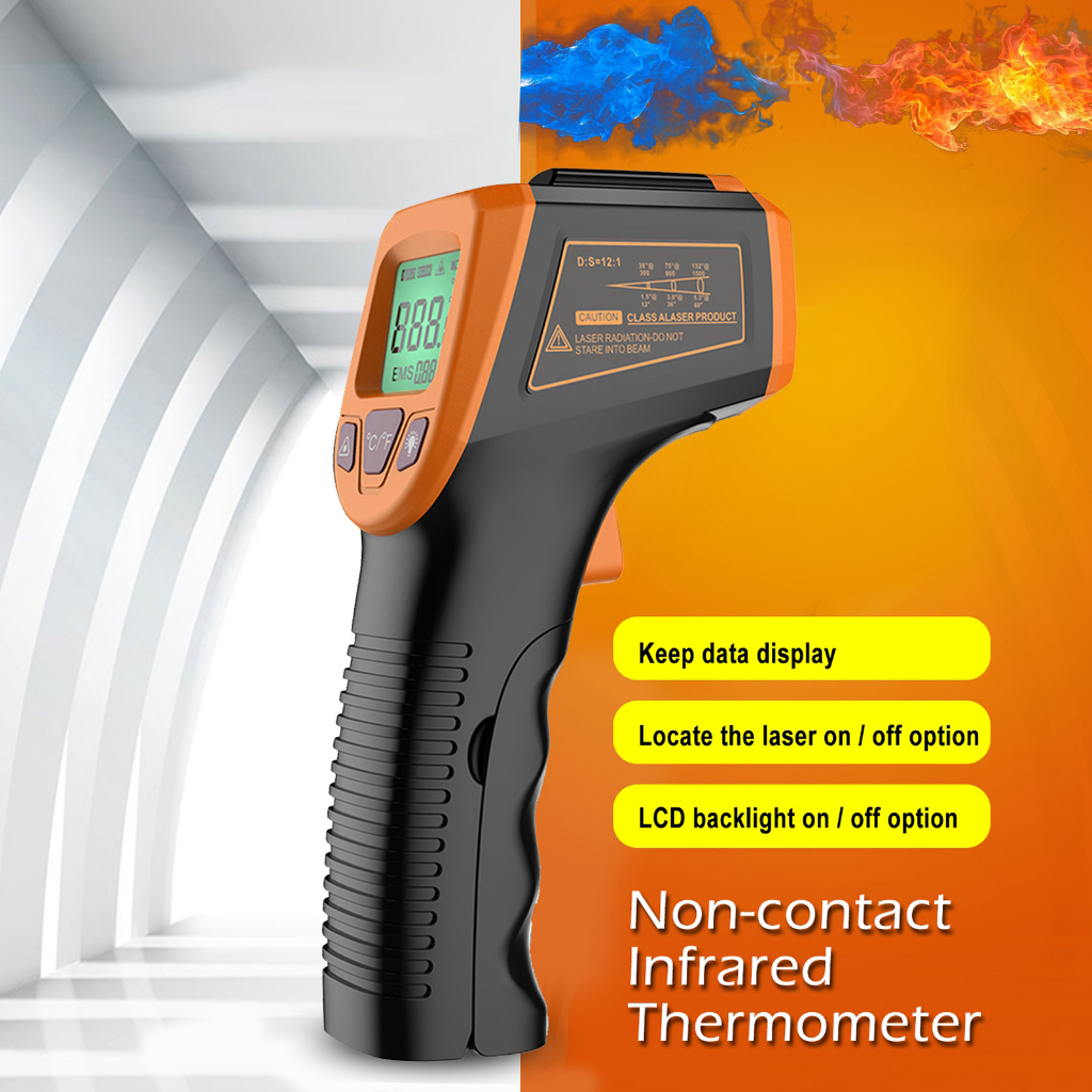 Safettrip數字溫度計紅外手持式溫度槍非接觸式