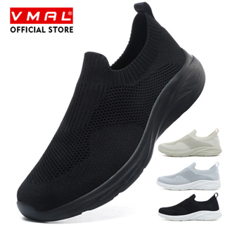 VMAL 男士網眼鞋高品質運動鞋一腳蹬透氣時尚健身房休閒輕便步行適合日常生活和運動男士運動鞋加大碼 39-48