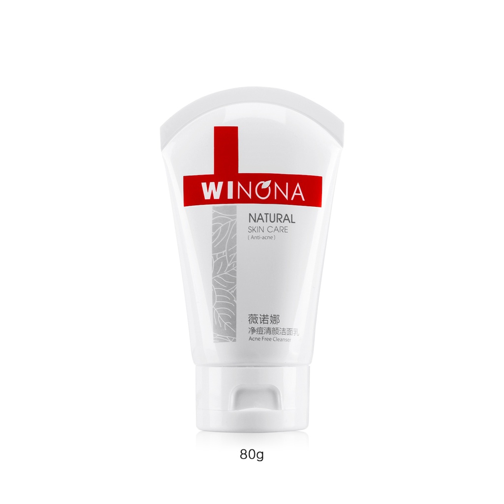 Winona 薇諾娜 凈痘清顏潔面乳 15g/80g 控油祛痘 深層清潔洗面奶