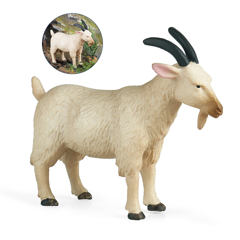 農場 牧場 山羊 模擬模型 兒童教育玩具 案頭裝潢 手辦 擺件