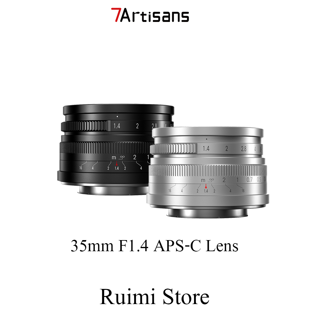 七工匠 7artisans 35mm F1.4手動對焦APS-C定焦微單鏡頭 適用於索尼E/富士X/佳能M微單相機