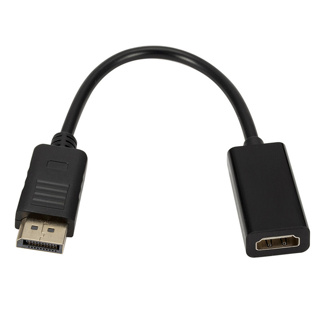 1080p DP 到 HDMI 兼容電纜適配器公對母用於 HP/DELL 筆記本電腦顯示端口到 HDMI 兼容線轉換器