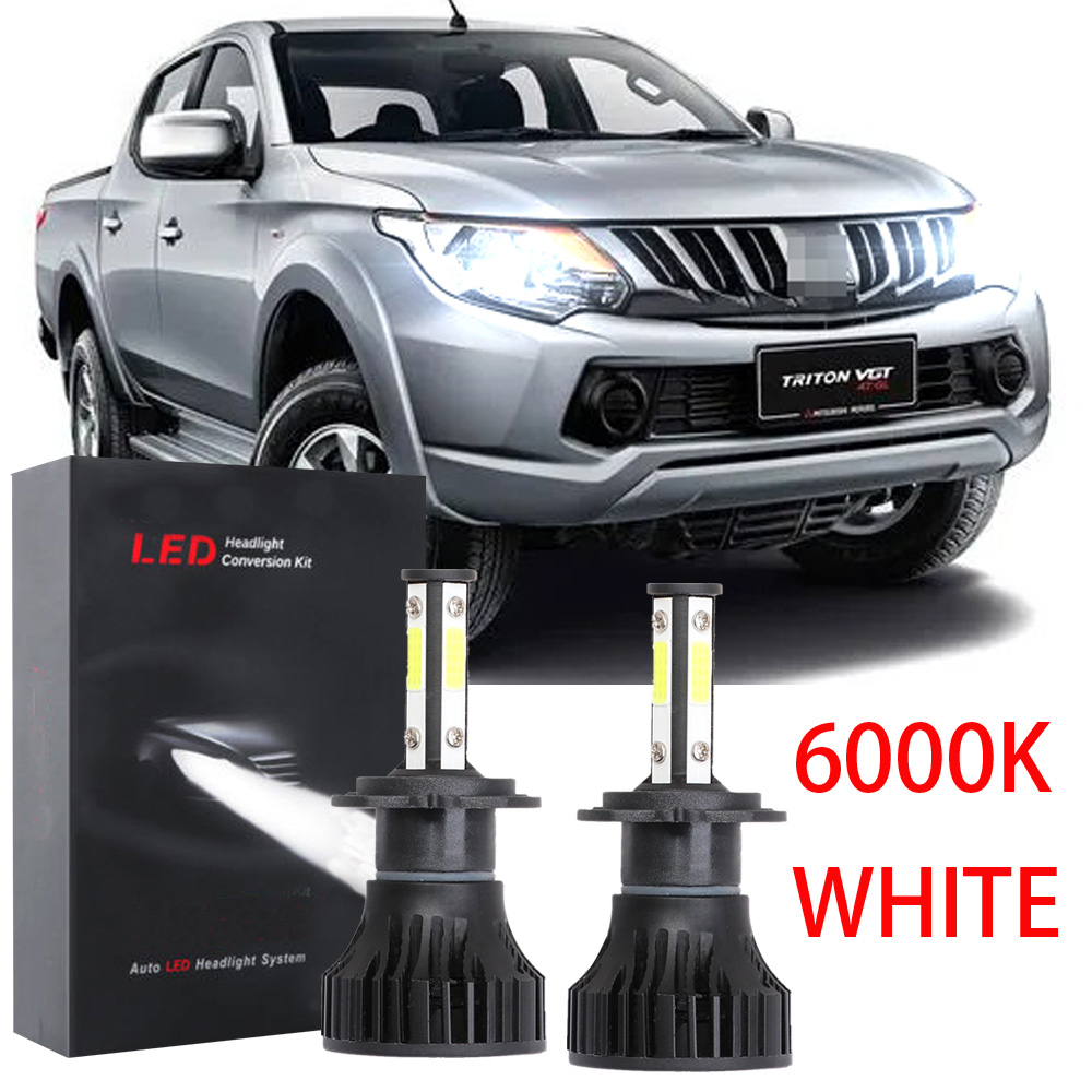 適用於 Mitsubishi Triton(前照燈)- X15 6000K LED 燈泡套件替換鹵素白(1 對)燈泡年份