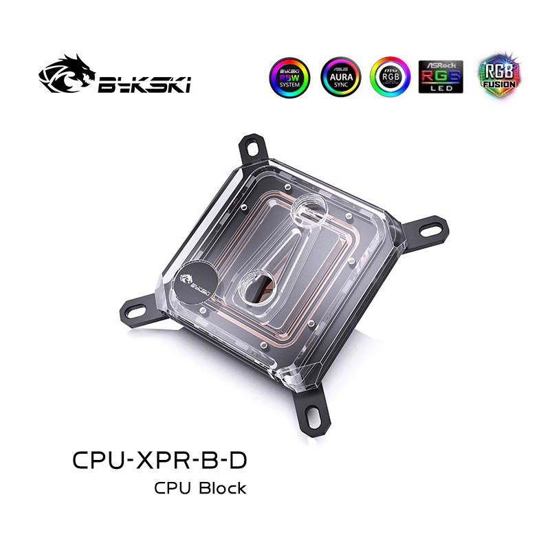 Bykski CPU 水冷頭用於英特爾 LGA1700/1800/1200/115X / 13900KS 0.08mm