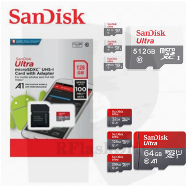 SANDISK 閃迪高速微型 SD 卡存儲卡 Ultra A1 4GB/8GB16GB/32GB/64GB/128GB/
