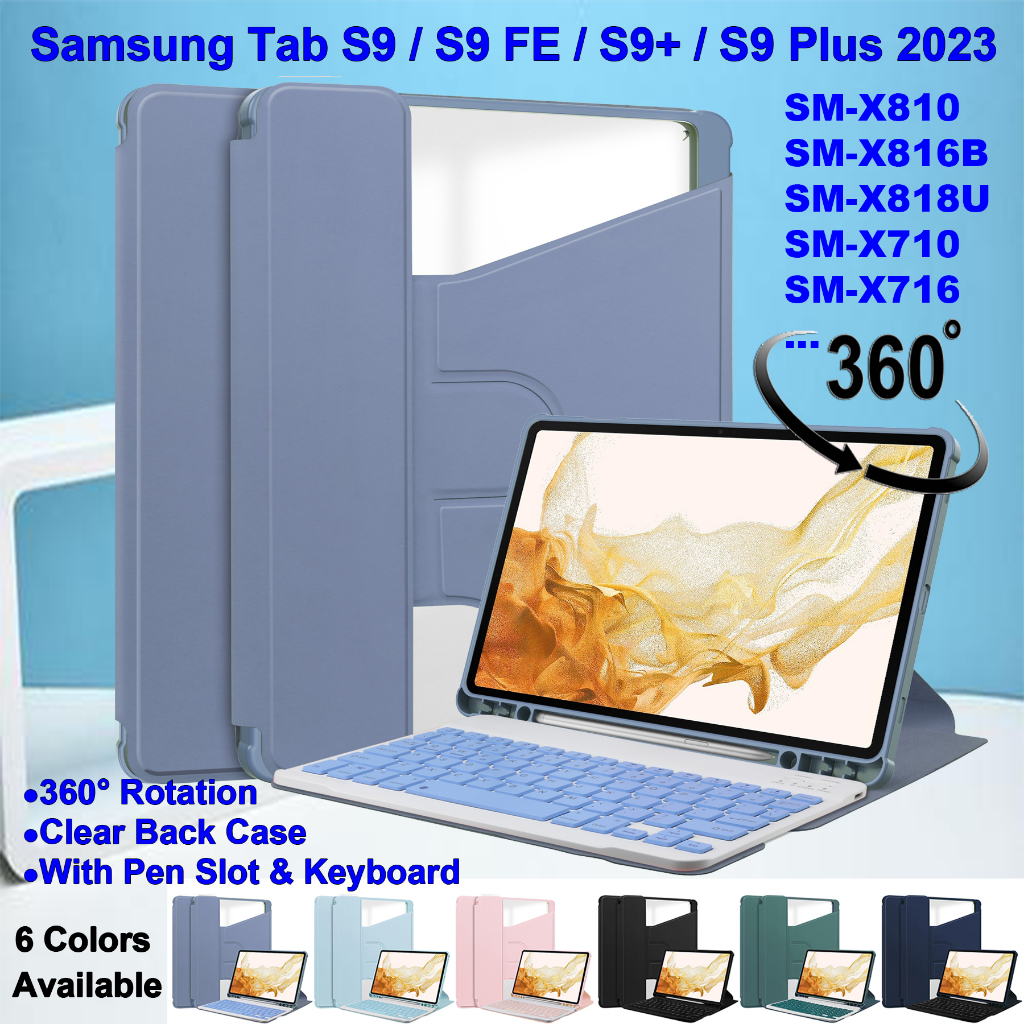 SAMSUNG 適用於三星 Galaxy Tab S9 Plus S9+ 12.4" S9 2023 11.0" SM-