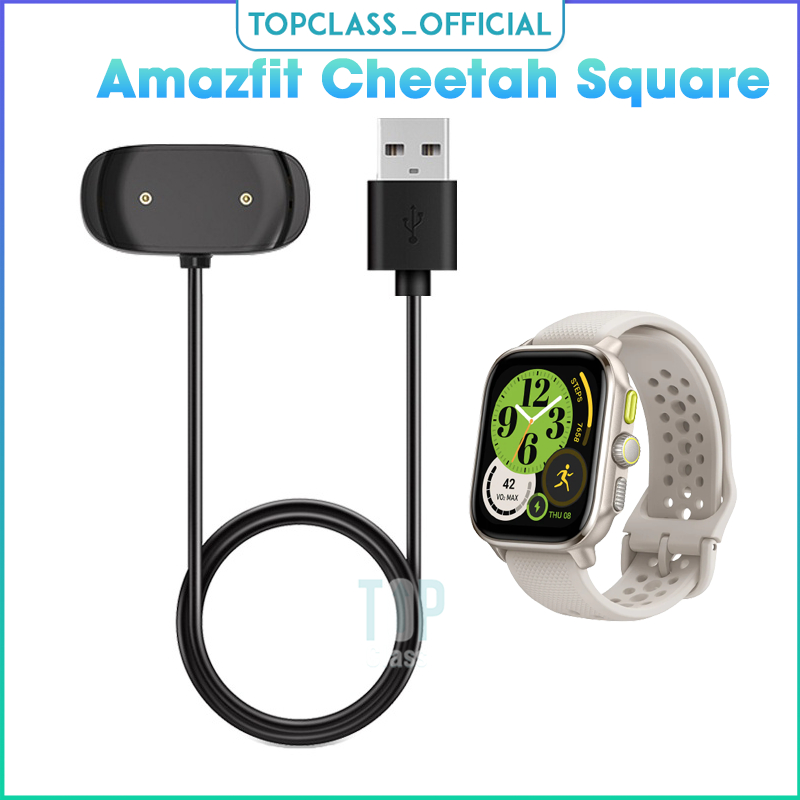 Amazfit Cheetah Square 智能手錶的替換 USB 充電底座充電線