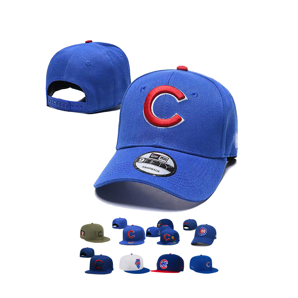 10款 MLB 球 芝加哥小熊 Chicago Cubs  嘻哈帽 防晒帽 棒球帽 男女通用 運動帽 滑板帽
