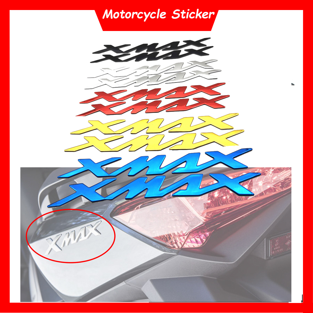 山葉 摩托車三維標誌徽章貼花油箱輪 XMAX 貼紙適用於雅馬哈 X-MAX 250 300 XMAX250 XMAX30