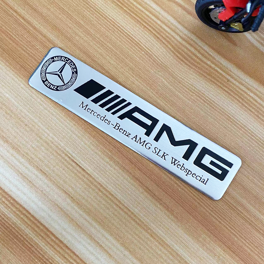* 梅賽德斯 · 奔馳改裝標誌車貼紙 AMG 的 * 3D 鋁合金汽車貼紙 AMG