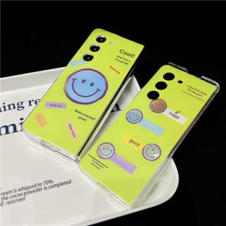SAMSUNG 適用於三星 Galaxy Z Fold 3 4 5 5G Pc 保護殼 Fold5 保護套的激光卡通手機