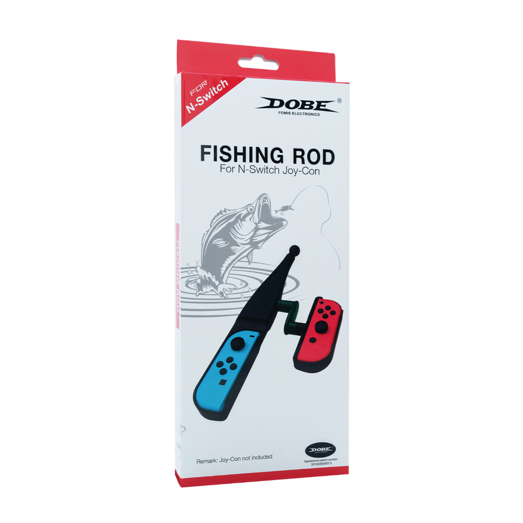 DOBE Nintendo Switch釣魚竿 NS左右小手柄體感遊戲釣魚竿遊戲道具 兼容Switch OLED