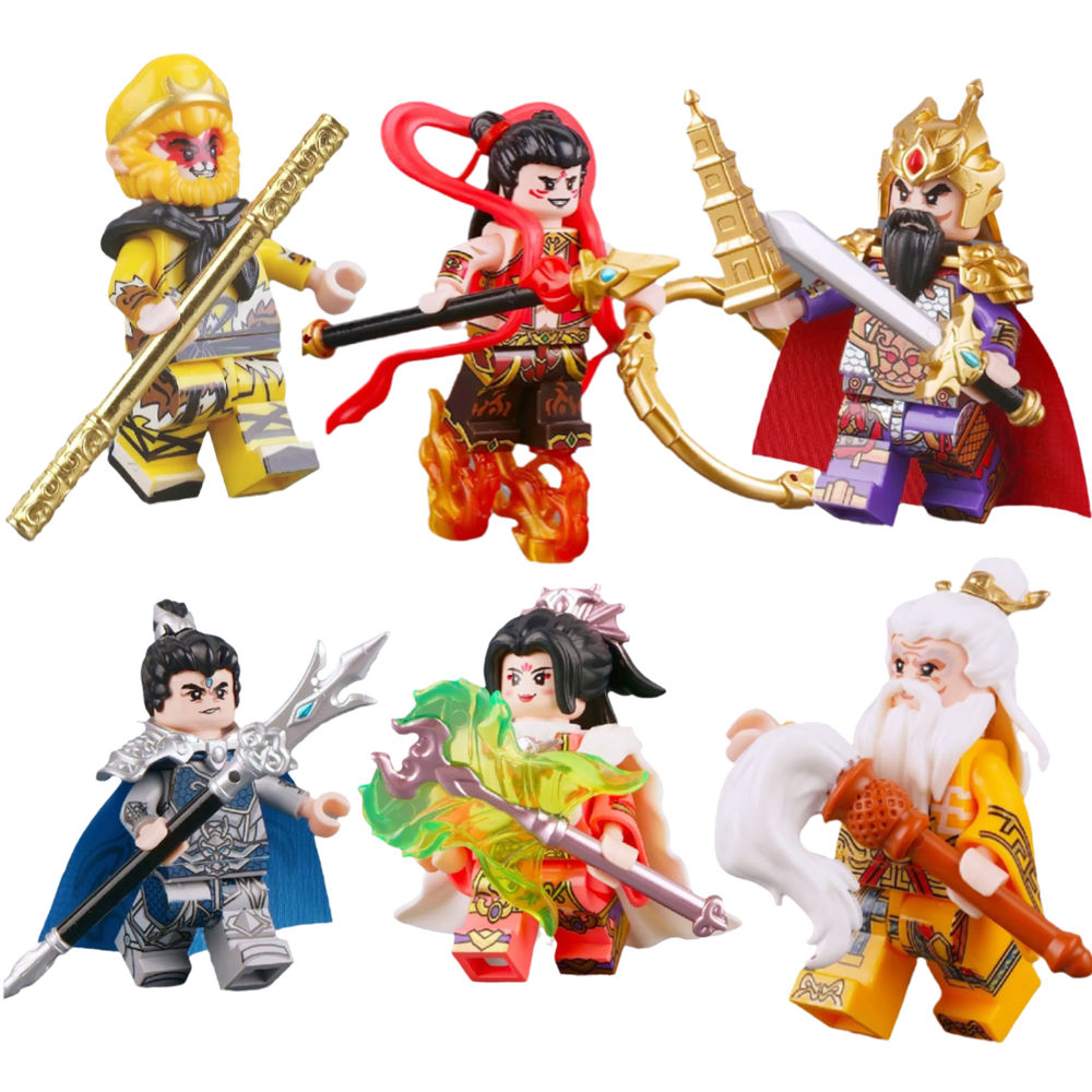 迪庫 激鬥西遊 西遊記 悟空 第二季 孫悟空 楊戩 李靖 哪吒 太上老君 人偶 公仔 拼裝人仔