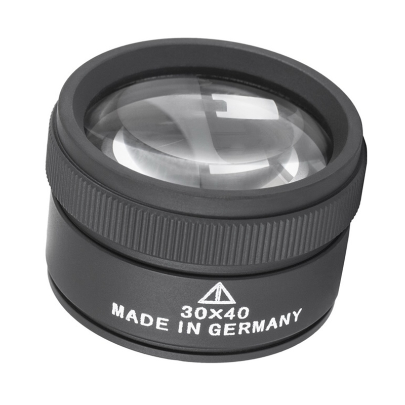 40 毫米測量 30 倍放大鏡用於手錶維修放大鏡鏡頭環顯微鏡硬幣郵票珠寶製表放大鏡