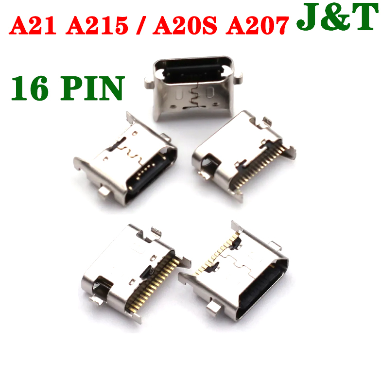 SAMSUNG 30pcs A21 A20S USB 充電端口插頭底座連接器插座適用於三星 Galaxy A21 A21