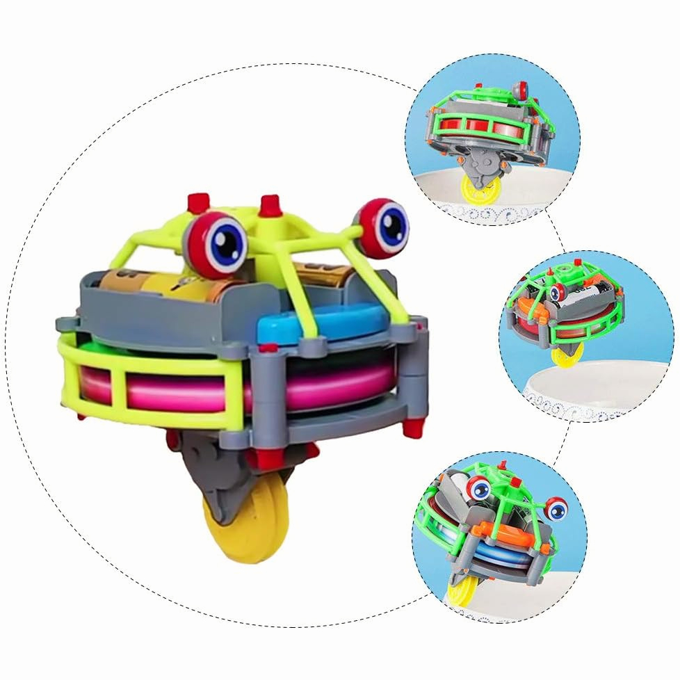 陀螺儀玩具不倒翁獨輪車步行拉繩獨輪車機器人和玩具有趣的陀螺儀