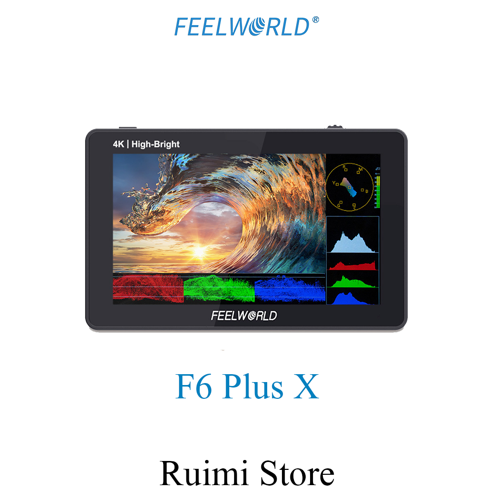 富威德Feelworld F6 PLUSX 5.5英寸便攜式監視器 攝像機數碼單反相機3DLUT全高清1920*1080