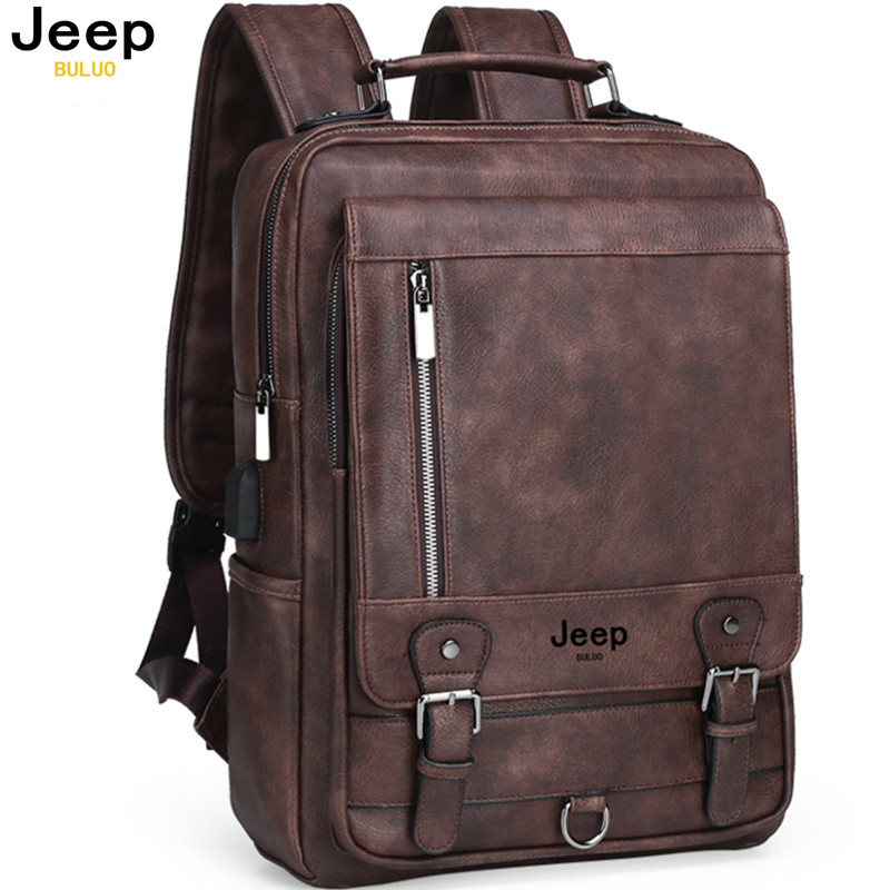 Jeep  後背包男 簡約超輕量防水口袋筆電包包 電腦包 男 女 男包 現貨 旅行背包 商務背包 百搭背包