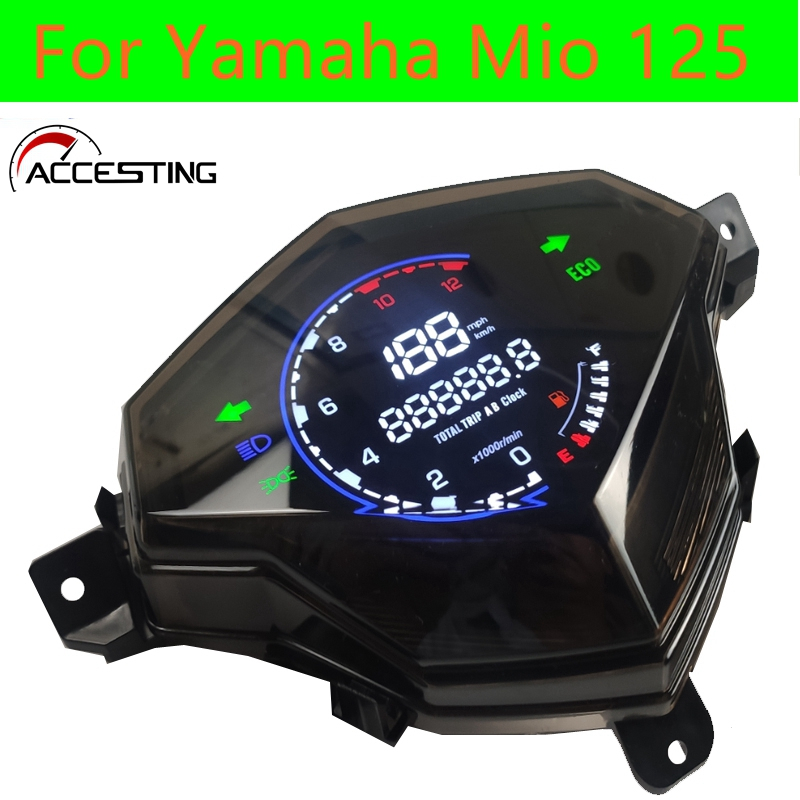 山葉 適用於 Yamaha Mio 125 Mio i125 Mio 110 Mio M 的新型數字車速表里程表 LED