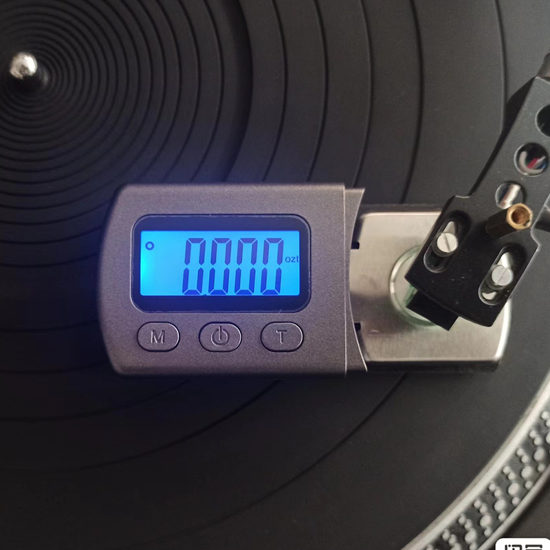 【全新】LP針壓計 精密電子唱針壓力秤 高精度LP配件黑膠唱機專用 砝碼校準電子壓力計HIFI唱針專用