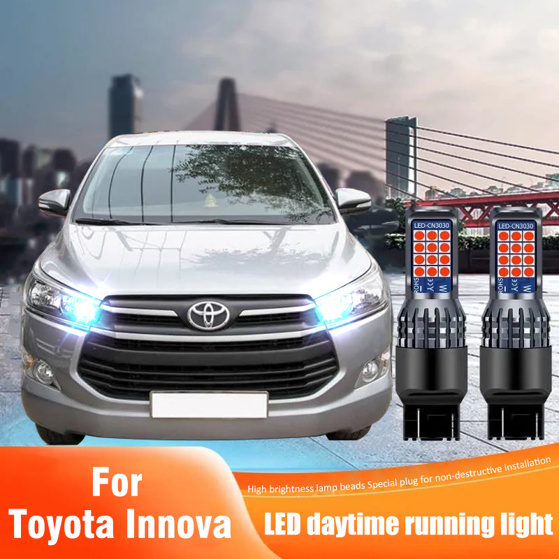 豐田 2pcs T20 led 燈適用於 Innova Toyota Corolla Cross Fortuner HI