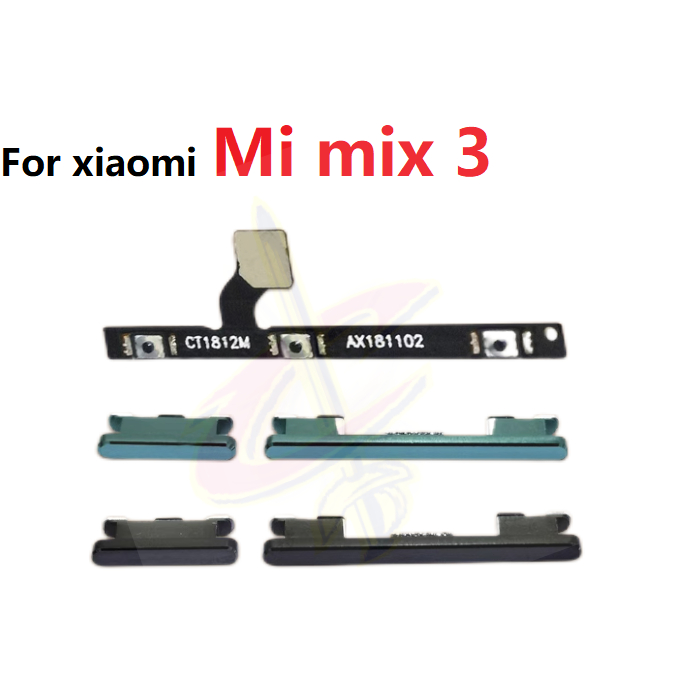 XIAOMI MI 適用於小米 Mi mix 3 的電源開關音量按鈕 flex