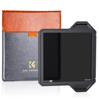 K&f Concept 100*100*2mm ND64 方形濾鏡帶保護框,高清光學玻璃防水 ND 減光濾鏡 NANO-