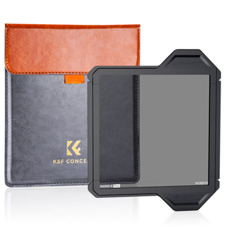 K&f Concept 100*100*2mm ND8 方形濾鏡帶保護框,高清光學玻璃防水 ND 減光濾鏡 NANO-X