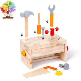 【樹年】蒙氏兒童木製擰螺絲拆裝螺母工具手提箱男孩動手能力寶寶專注益智玩具