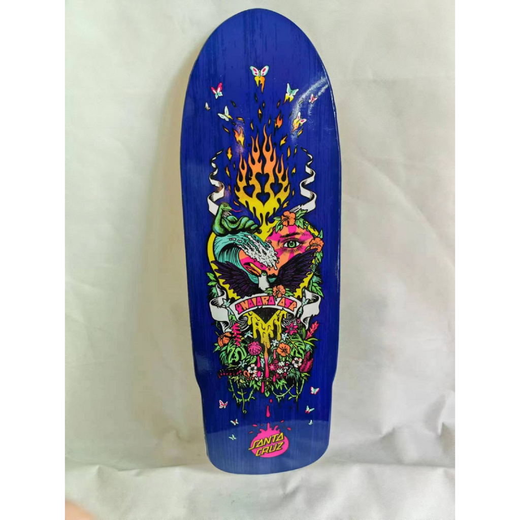 Carver YOW SMOOTHSTAR SLIDE SANTACRUZ 老派滑板甲板衝浪滑板甲板 1 件帶 GRIP