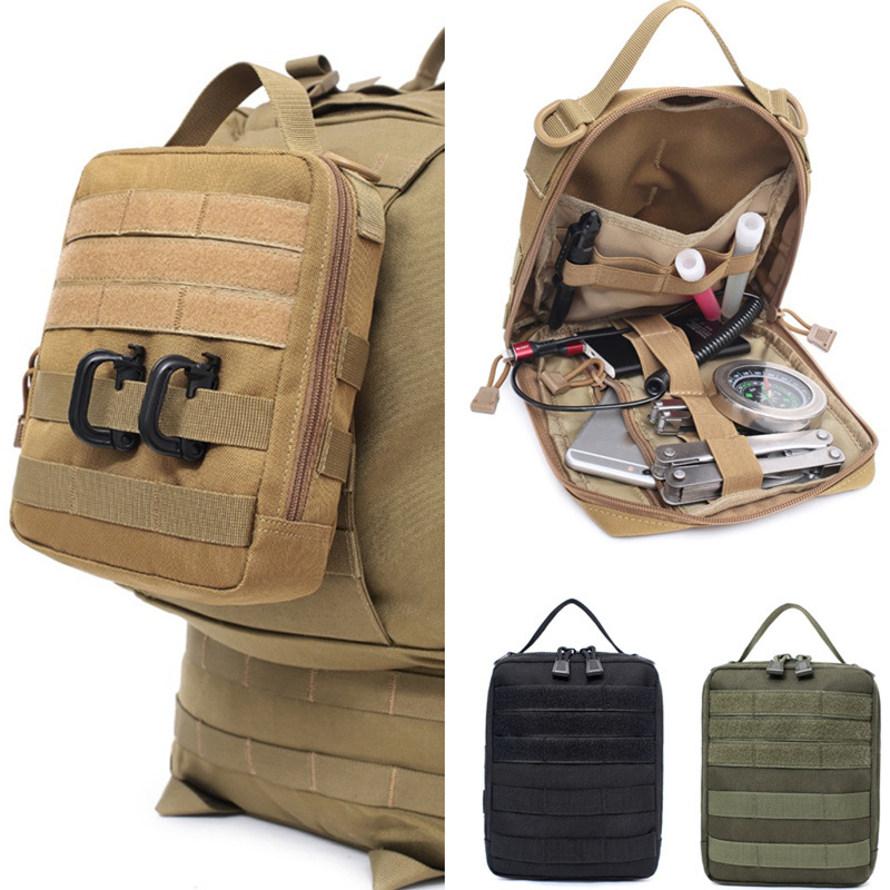 戰術醫療包 EDC 腰包尼龍工具配件手提包生存狩獵背包 Molle 附件醫療包