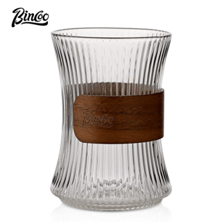 BINCOO 玻璃泡茶杯 家用待客水杯 耐高溫個人專用喝茶杯 咖啡杯 防燙 310ML