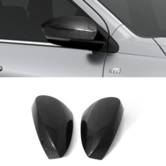 豐田 適用於 TOYOTA YARIS CROSS 2023 汽車後視鏡罩飾條,YARIS CROSS 後視鏡碳纖維花紋