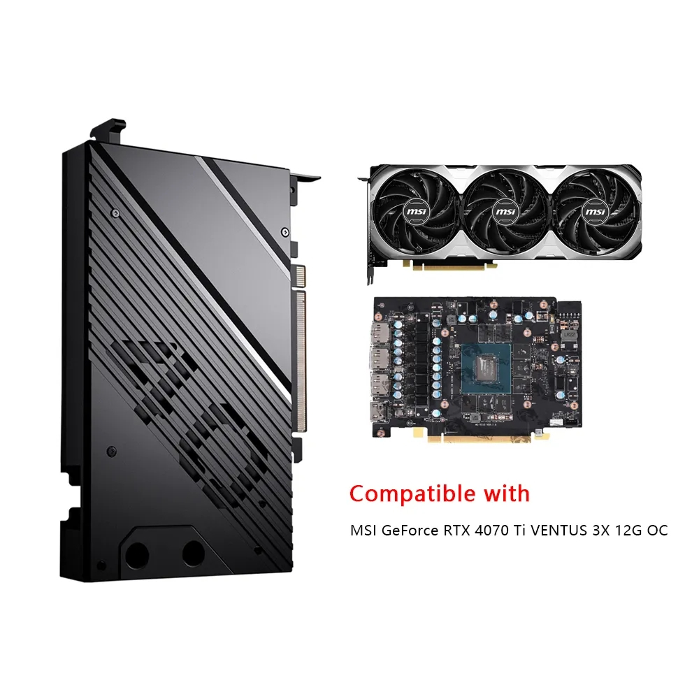 MSI 用於微星 GeForce RTX 4070 Ti VENTUS 3X 12G OC GPU 卡/銅冷卻散熱器/G
