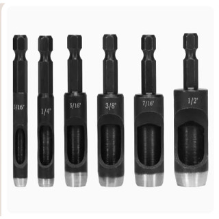 電動皮帶打孔器圓環孔布塑膠紙箱橡膠墊電鑽皮帶衝孔器工具開孔器