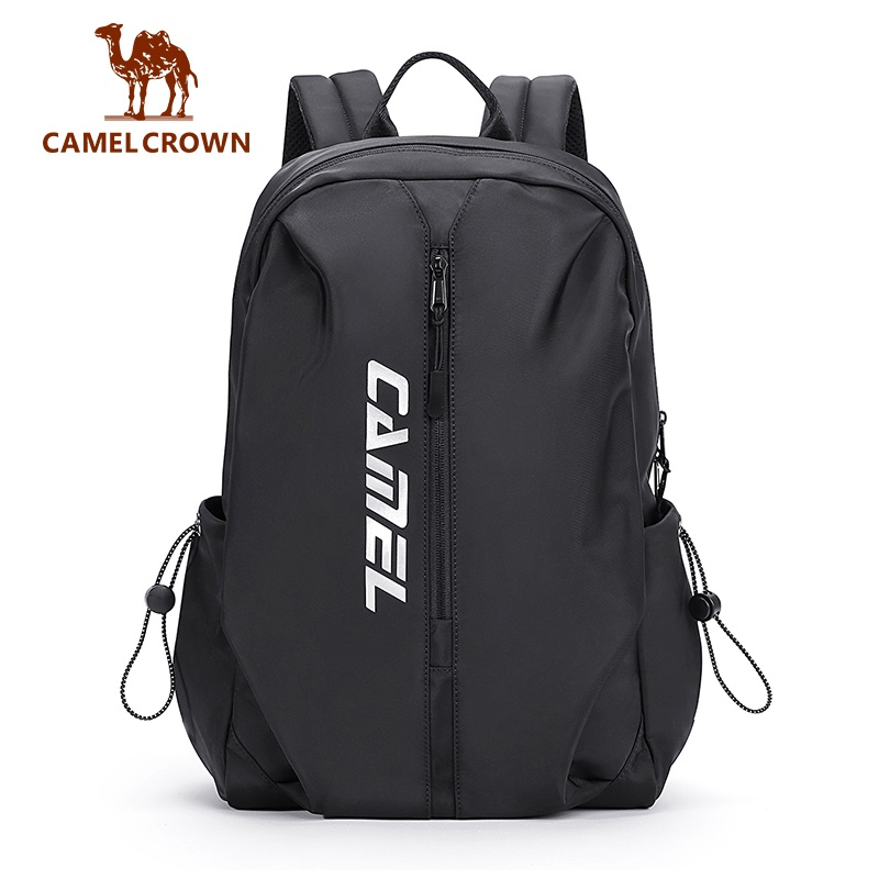 CAMEL CROWN駱駝 雙肩背包 城市旅遊通勤電腦包男女大容量後背包