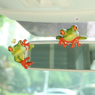 樹脂3d青蛙可愛車貼辦公桌電腦裝飾擺件禮物