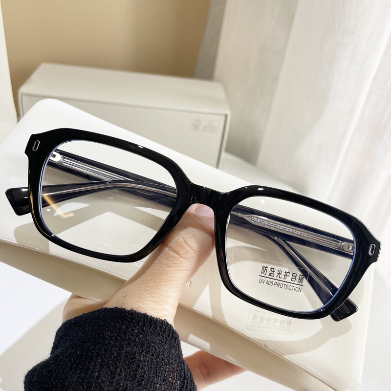 【Unorol 現貨速發】 防藍光眼鏡歐美貓眼眼鏡框板材彈簧腳全框架眼鏡平光鏡