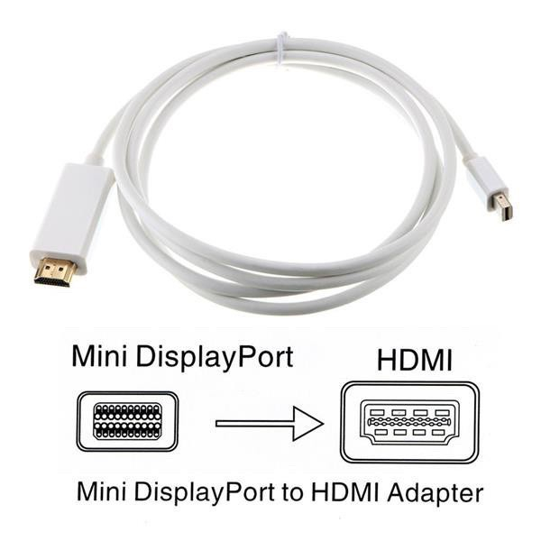 4k 迷你顯示端口 mini dp Thunderbolt 迷你顯示端口到 4K HDMI 適配器 1.8m HDMI