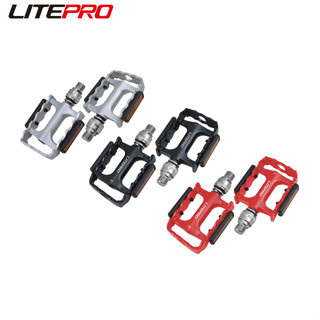 Litepro 412 折疊自行車鋼軸踏板 3 密封軸承踏板自行車快速釋放 適用於 Brompton