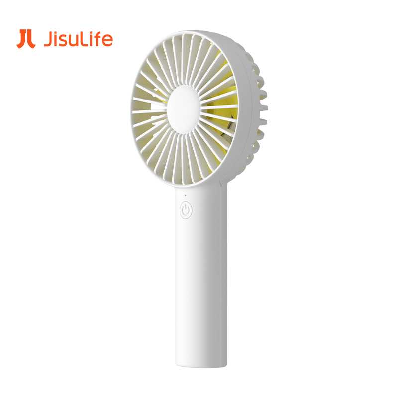 Jisulife幾素手持風扇 4500mAh 便攜式輕音風扇適用於圖書館USB 可充電迷你風扇