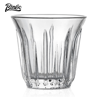 BINCOO 耐熱玻璃咖啡杯 高檔精緻復古美式玻璃杯 澳白杯 意式濃縮拿鐵杯 90ML/160ML/200NL